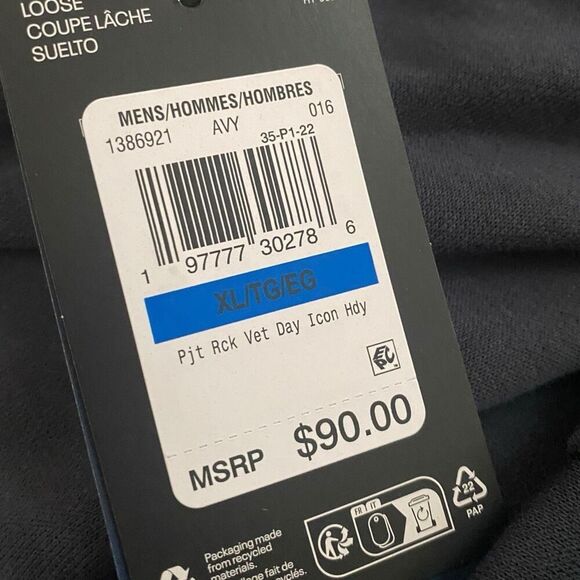 Under Armour Project Rock Veterans Day Hoodie Mens size X-Large1386921-016 (a) - Picture 8 of 8